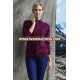 Plain knit high quality 100% cashmere Women's cardigan with zipper